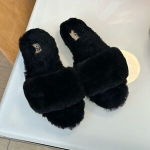 UGG Black Slippers